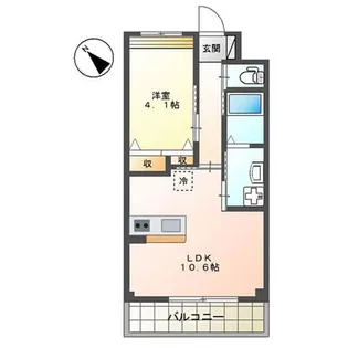 イーストーン【2階】の間取り