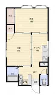 Hottie【4階】の間取り