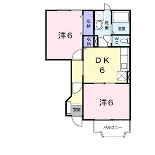 ラフィネII【1階】の間取り