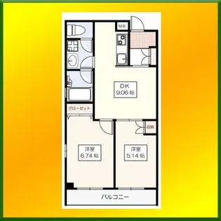 プライマルステージM【1階】の間取り