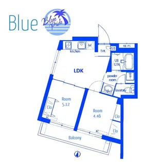 ラグゼ【4階】の間取り