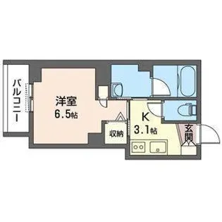 ラ・ルーム泉町【1階】の間取り