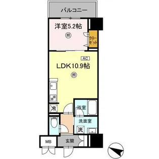 クレアティオMGH【2階】の間取り