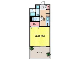 Castle Court【1階】の間取り