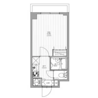 レジデンス横濱関内【5階】の間取り