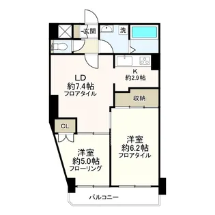 S・フラット吉祥寺【2階】の間取り