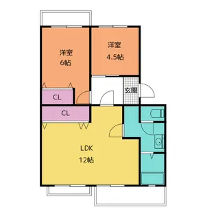コーポはりま【2階】の間取り