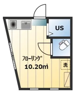 アーバンプレイス新宿N【1階】の間取り
