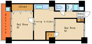 マンション5【5階】の間取り