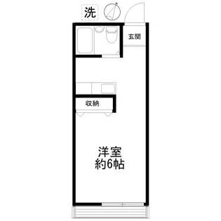 グリーンハイツ西原【1階】の間取り