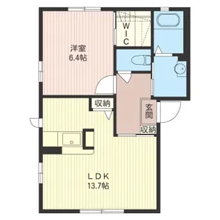 ラウム・シャッフェンA【2階】の間取り