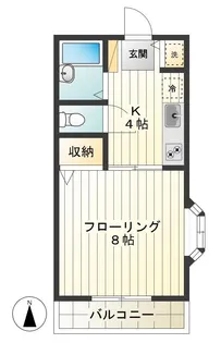 ハイツカトレアIII【1階】の間取り