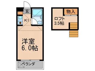 ケ-プロフト【4階】の間取り