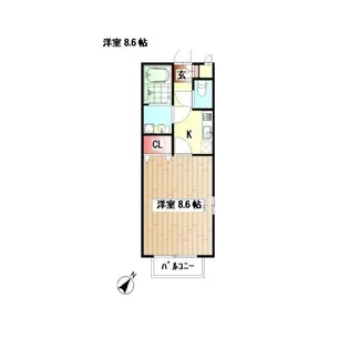 アムールブリアント【2階】の間取り