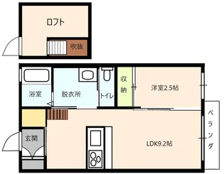 シャーメゾン木町【2階】の間取り