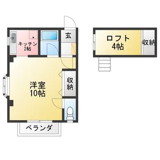 ヴィラグレイス【2階】の間取り