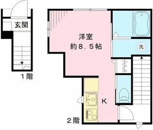 茶乃葉【2階】の間取り