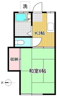 メゾン中田【2階】の間取り