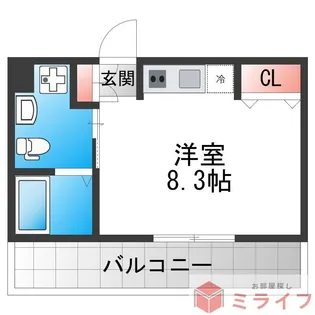 リビングライフ長瀬EASTII【2階】の間取り