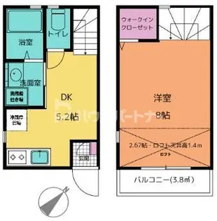 アフェット検見川5の間取り