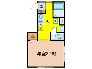 VISTA本駒込【4階】の間取り