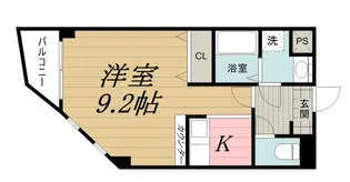 ソル・エスパシオ本千葉【2階】の間取り