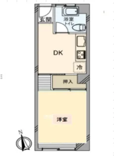 メゾン落合【2階】の間取り