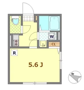 フルセイル高石【1階】の間取り