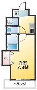 ラグゼ新大阪北【9階】の間取り