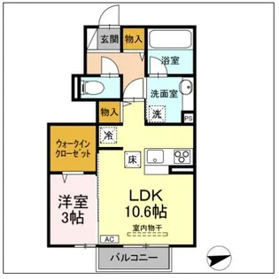SHERRY (シェリー)【1階】の間取り