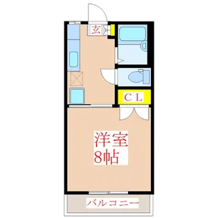 ルミナーレスカイ【2階】の間取り