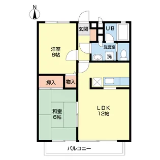 マレーネ・ディートリヒ【2階】の間取り
