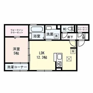 Bonheur草津【1階】の間取り