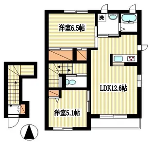 プリエール【2階】の間取り