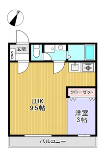 エス・カーサI【2階】の間取り