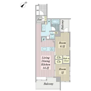 e-STEP【4階】の間取り