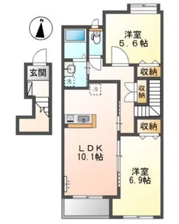 アルティー【2階】の間取り