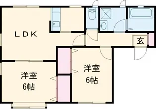 メンバーズタウン島根B【1階】の間取り