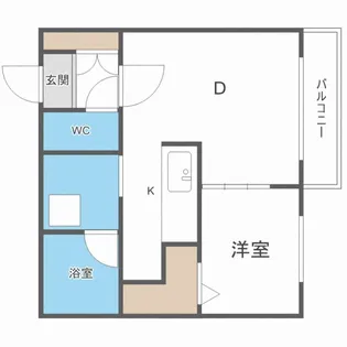 Prendre Souen プランドール桑園【4階】の間取り
