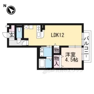 ファミール佐々木【1階】の間取り