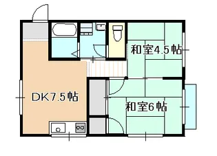 コーポOK【1階】の間取り