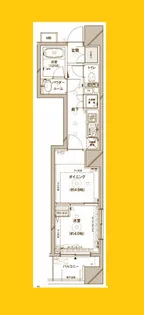 レグラス横浜ポートサイド【9階】の間取り