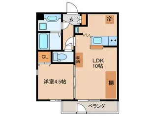 セラポンハウス【1階】の間取り