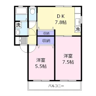 フェリーチェ【1階】の間取り