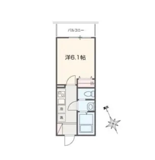 MELLAS相模原II(メラス)【2階】の間取り