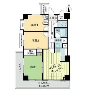 ライオンズマンション伊勢原第3【5階】の間取り
