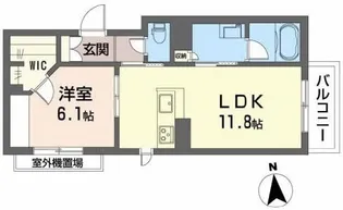 Luciole【3階】の間取り