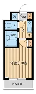 ザ・パーククロス市ヶ谷【3階】の間取り