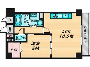 オリーブスクエア【4階】の間取り