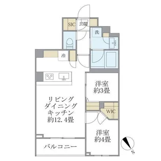 La Perla Meguro HigashiyamaIIの間取り